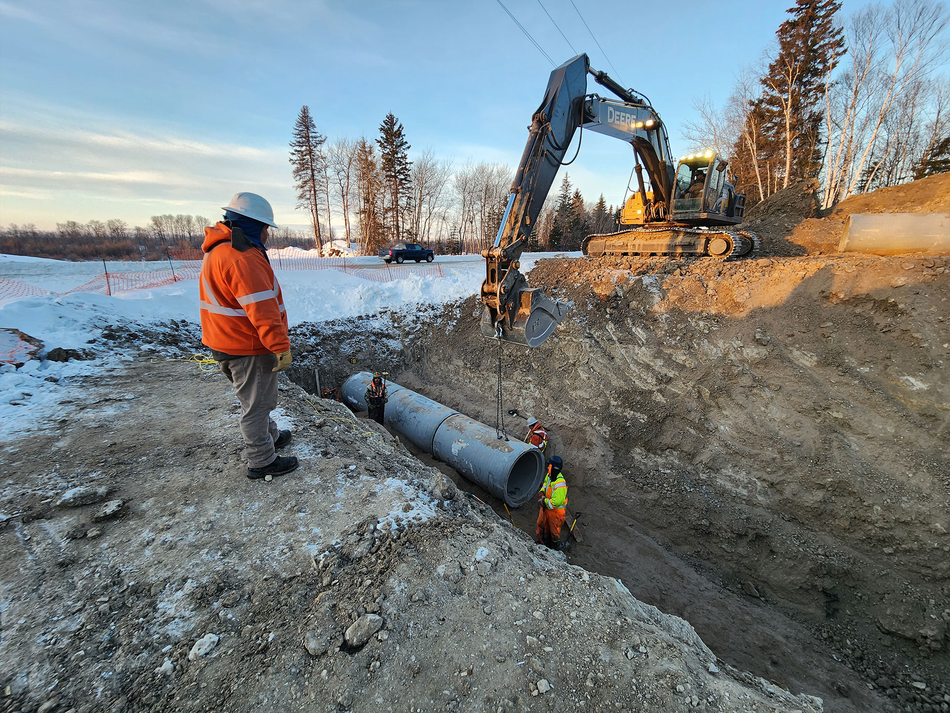 OCN Amisk West Subdivision - Drainage